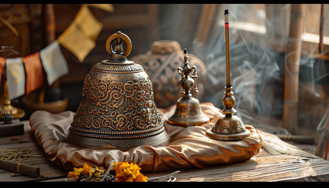 Guide pratique pour débutants sur l'utilisation des cloches et dorjés tibétains